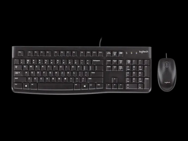 Combo LOGITECH Teclado + Mouse MK120 COLOR Negro