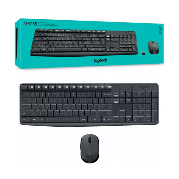 Kit Teclado Y Mouse LOGITECH Silencioso  MK295 COLOR Negro