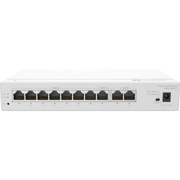 2*GE WAN, 8*GE LAN(PoE+, 124W), up to 350 users,forwarding performance 2Gbps 2 años de garantia