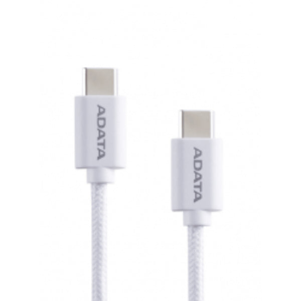 CABLE BLANCO  C TO C 2 METROS 100W SOPORTA CARGA RAPIDA  PD3.0 Y QC3.0