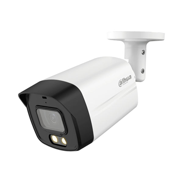 CAMARA ANALOGA TIPO BALA SEMIMETALICA  5MP ILUMINACIÓN SMART DUAL LIGHT 40M 2.8MM LUZ VISIBLE MIC. INTEG IP67