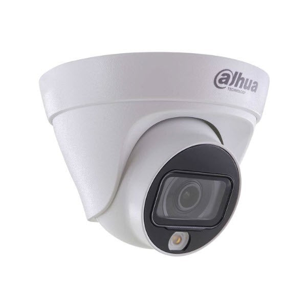 Cámara IP Dahua tipo Domo, Sensor de imagen CMOS de 2 MP 1/2,8, 2 MP a 25/30 fps, 265, IR 30 m, DWDR, 3D NR, HLC, BLC, marca de agua digital, ROI, SMART H,264+/H,265+, 12 VDC/PoE, IP67,Admite detección humana