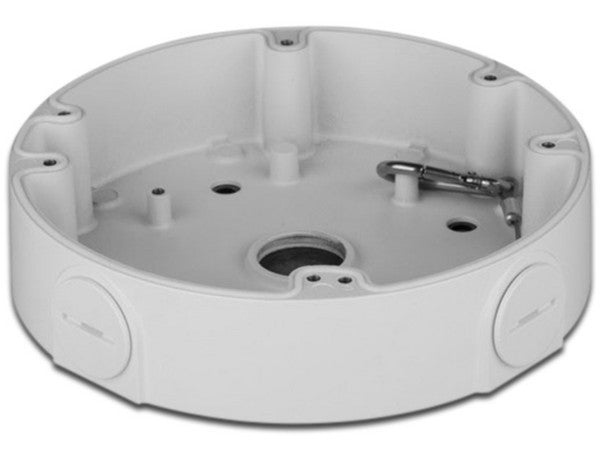 CAJA DE UNION EN ALUMINIO A PRUEBA DE AGUA MEDIDAS 161MM DE DIAMETRO X 37MM DE ALTO PARA TUBO 3/4