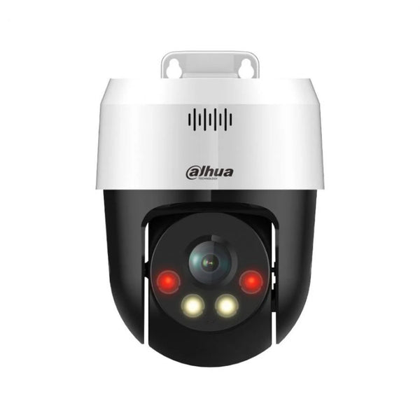 Cámara IP Dahua tipo PT 5MP Full Color/ Smart Dual Light / IR 30M/ Deteccion humana y vehiculos/ H.265/ POE / Audio Bidireccional/ IP66/ Alarma Sonora y luminosa/ CMOS STARVIS