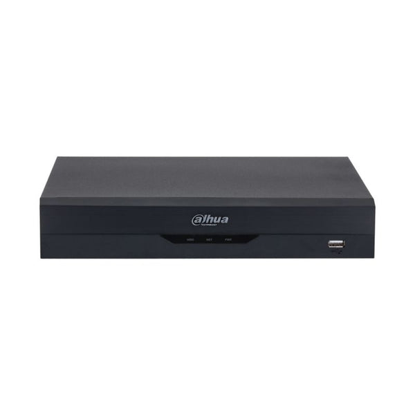 Grabador Dahua XVR, 16 canales, Reconocimiento Facial, Penta-brid (CVBS/HDCVI/AHD/TVI/IP), Audio In/Out, H265, 1 HDD Maximo 16TB (Disco duro no incluido)