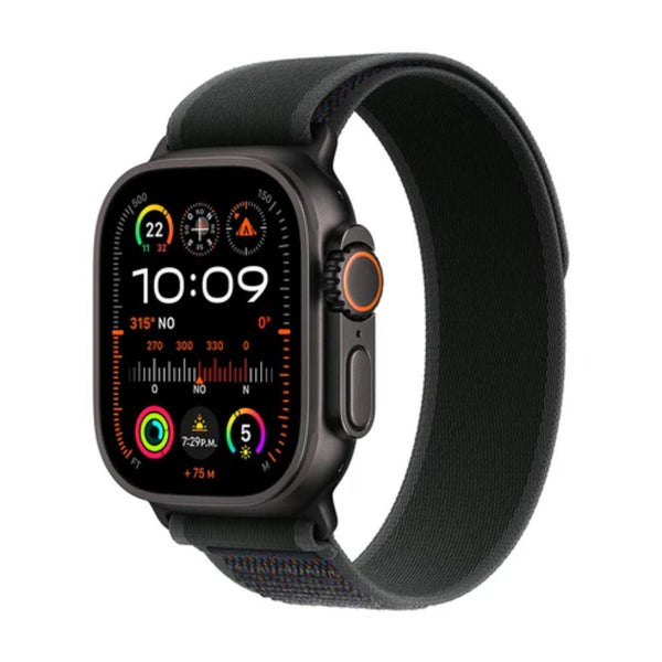 Apple Watch Ultra 2 GPS + Cellular 49mm Black Titanium Case with Black Trail Loop - S/M