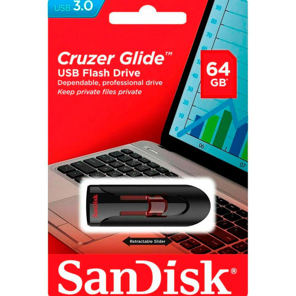 Memoria USB SanDisk Cruzer Glide 3.0 64GB